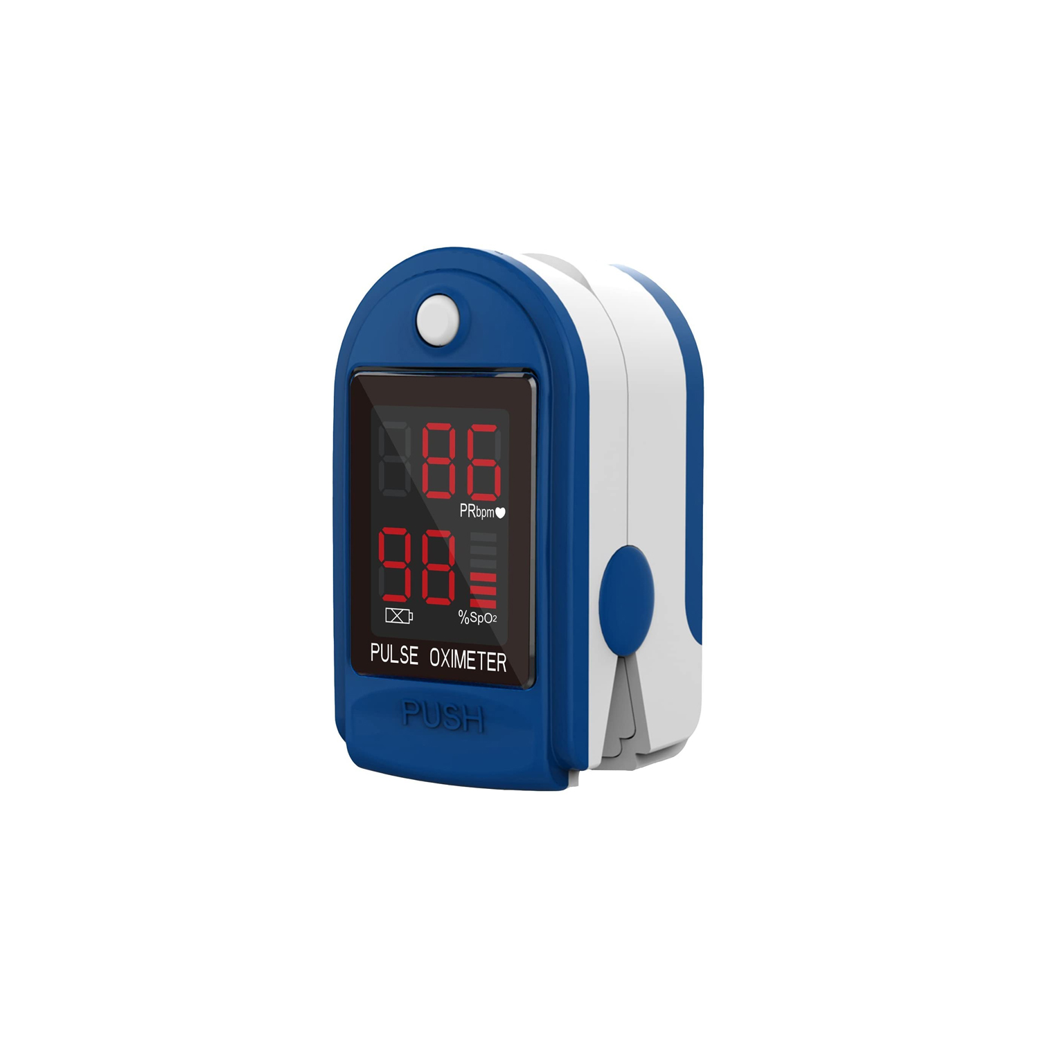 Pulse Rate Oximeter with Bar Graph LED Display 